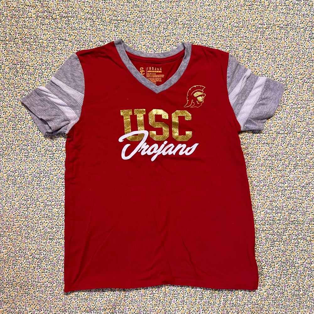 USC TROJANS GIRLS TOP SIZE 12/14